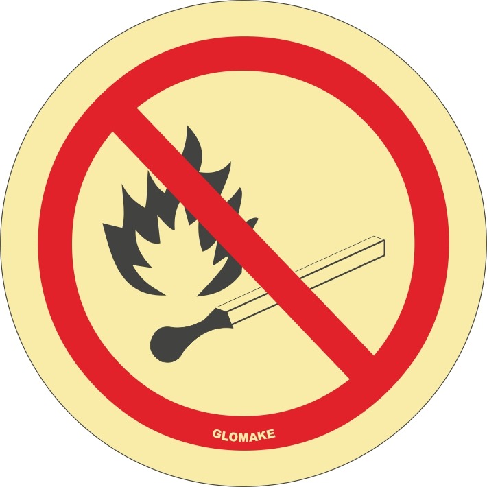 NO OPEN FLAME
 (GR 12)